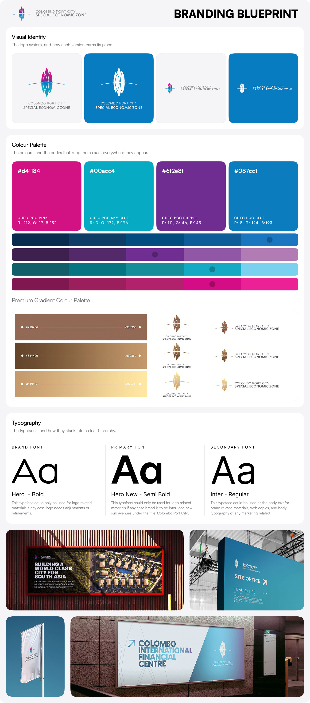 Port City branding project image featuring Brand Strategy, UI / UX, and Growth